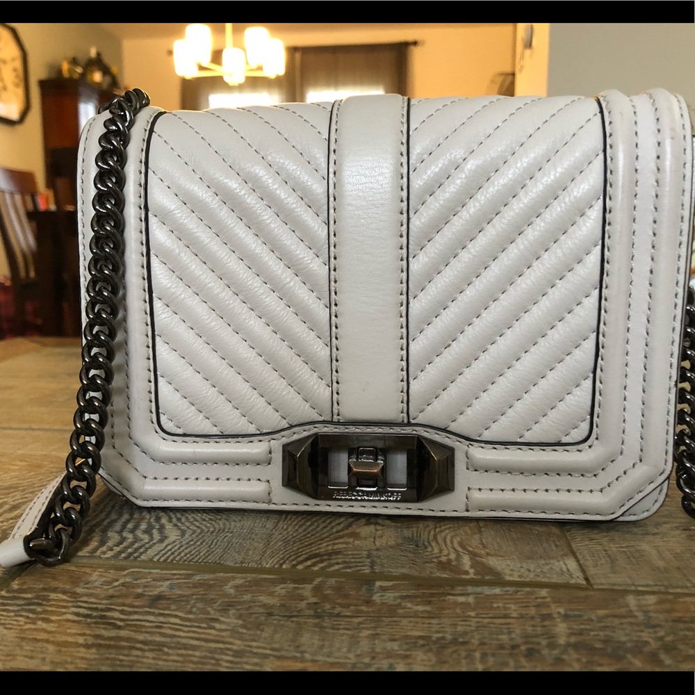 Rebecca Minkoff Mini Love Puddy/gunmetal
